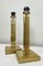 Regency Skyscraper Style Brass Table Lamps, 1970s, Set of 2 11