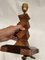 Lámpara de peral y madera de cuero de Jacques Adnet, años 50, Imagen 5