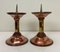 Art Deco Candlesticks in Copper and Brass, 1930s, Set of 2 13