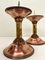 Art Deco Candlesticks in Copper and Brass, 1930s, Set of 2, Image 9