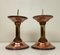 Art Deco Candlesticks in Copper and Brass, 1930s, Set of 2, Image 12
