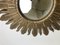 Vintage Golden Sunburst Mirror, 1960s, Image 10