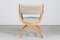 Danish Kurul Chair with Armrest by Henning Kjærnulf for Eg Møbler, 1970s 6