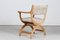 Danish Kurul Chair with Armrest by Henning Kjærnulf for Eg Møbler, 1970s 5