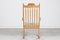 Razor Blade Rocking Chair in Oak and Sheepskin by Henning Kjærnulf for Eg Møbler, 1970s, Image 3