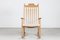 Razor Blade Rocking Chair in Oak and Sheepskin by Henning Kjærnulf for Eg Møbler, 1970s, Image 2