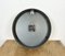 Industrial Grey Factory Wall Clock from Chronotechna, 1950s 17