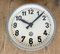 Industrial Grey Factory Wall Clock from Chronotechna, 1950s, Image 10