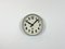 Horloge Murale d'Usine Industrielle Grise de Chronotechna, 1950s 2