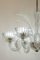 Lámpara de araña vintage de cristal de Murano atribuida a Ercole Barovier para Barovier & Toso, años 40, Imagen 8