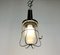 Lámpara de trabajo colgante industrial vintage de baquelita, años 60, Imagen 12