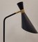 Lampe de Bureau Objet de Curiosite du 21ème siècle en Or et Noir, France,1950s 7