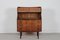 Danish Modern Rosewood and Glass Writing Bureau by Gunnar Falsig for Brdr. Falsig Møbelfabrik, Holstebro, Denmark, 1960s 14