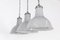 Large Grey Thorlux Enamel Pendant Light 1