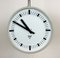 Industrial Grey Bakelite Double Sided Factory Clock from Pragotron, 1980s 15
