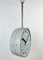 Industrial Grey Bakelite Double Sided Factory Clock from Pragotron, 1980s 12