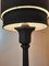 Schwedische Woody Lampenfuß aus Holz mit zylindrischem Doppellampenschirm 16
