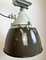 Graue Explosionsgeschützte Lampe aus Aluminiumguss mit emailliertem Schirm von Elektrosvit, 1970er 9