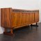 Mid-Century Modern Rosewood Sideboard with Drawers Finished in Black Leather, Denmark, 1960s 21