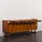 Modernes Mid-Century Palisander Sideboard mit Schubladen aus schwarzem Leder, Dänemark, 1960er 6