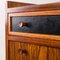 Mid-Century Modern Rosewood Sideboard with Drawers Finished in Black Leather, Denmark, 1960s 15