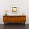 Mid-Century Modern Rosewood Sideboard with Drawers Finished in Black Leather, Denmark, 1960s 2