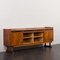 Mid-Century Modern Rosewood Sideboard with Drawers Finished in Black Leather, Denmark, 1960s, Image 5