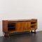 Mid-Century Modern Rosewood Sideboard with Drawers Finished in Black Leather, Denmark, 1960s 7