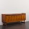 Mid-Century Modern Rosewood Sideboard with Drawers Finished in Black Leather, Denmark, 1960s, Image 4