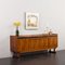 Mid-Century Modern Rosewood Sideboard with Drawers Finished in Black Leather, Denmark, 1960s, Image 3