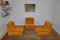 Modulares Sofa aus gelbem Cord, 1970er, 3er Set 5