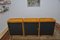 Sofá modular de pana amarillo, años 70. Juego de 3, Imagen 8