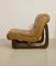 Fauteuil en Cuir Camel, 1960s 7