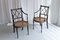 Regency Style Ebonized Cane Armchairs, Set of 2 10