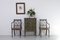 Regency Style Ebonized Cane Armchairs, Set of 2 16