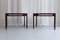 Tavolini moderni in palissandro e vetro, Danimarca, anni '60, set di 2, Immagine 5