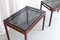 Danish Modern Side Tables in Rosewood and Glass, 1960s, Set of 2, Image 8