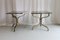 Tavolini in marmo e oro, Italia, anni '80, set di 2, Immagine 12