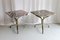 Italian Marble and Gold Side Tables, 1980s, Set of 2 5