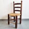 French Chair in Oak & Straw in the style of Charles Dudouyt, 1940s, Image 12