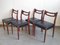 Danish Chairs in Teak & Skaï, 1960s, Set of 4, Image 1