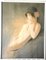 Bernard Charoy, Portrait of Young Nude Woman, Lithograph 1