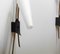 Lámparas de pared francesas de latón y ópalo de Maison Lunel, años 50. Juego de 2, Imagen 7