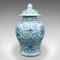 Chinesische Vintage Art Deco Vase mit Balusterdeckel, 1930er 5