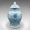 Chinesische Vintage Art Deco Vase mit Balusterdeckel, 1930er 4