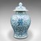 Chinesische Vintage Art Deco Vase mit Balusterdeckel, 1930er 3