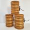 Mid-Century Wall Lights in Resin & Rope from Accolay, 1960s, Set of 3 9