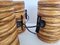 Mid-Century Wall Lights in Resin & Rope from Accolay, 1960s, Set of 3 4