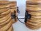 Mid-Century Wall Lights in Resin & Rope from Accolay, 1960s, Set of 3, Image 4