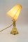 Art Deco Table Lamp Vienna with Fabric Shade, 1920s 6